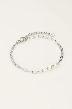 My Jewellery Bracelet Minimaliste Avec Cœur En Perles Clearance