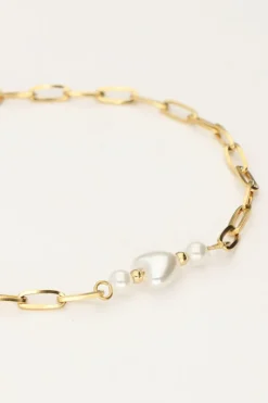 My Jewellery Bracelet Minimaliste Avec Cœur En Perles Clearance