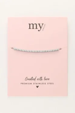 My Jewellery Bracelet Minimaliste Avec Perles Carrées Hot