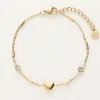 My Jewellery Bracelet Minimaliste Avec Cœur Et Tubes Discount