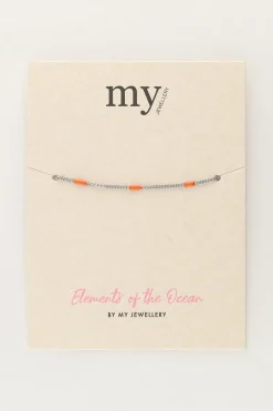 My Jewellery Bracelet Minimaliste Océan Orange Sale