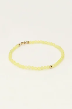 My Jewellery Bracelet Océan Avec Petites Perles Vert Citron New