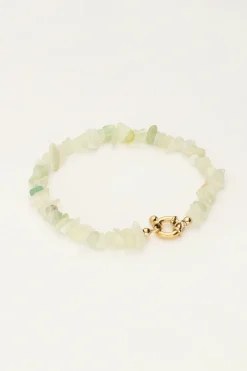 My Jewellery Bracelet Océan Avec Pierres Vert Menthe Fashion