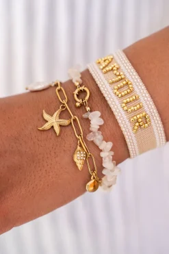 My Jewellery Bracelet Océan Avec Pierres Blanches Clearance