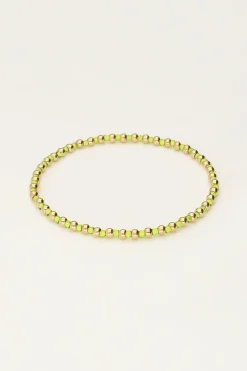 My Jewellery Bracelet Océan élastique Avec Perles Citron Vert Fashion