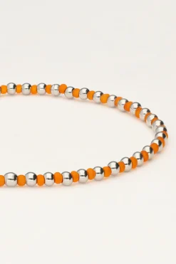 My Jewellery Bracelet Océan élastique Avec Perles Orange Clearance