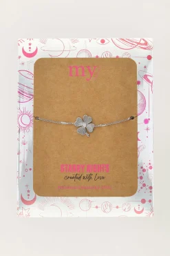 My Jewellery Bracelet Starry Avec Trèfle Et Strass Best