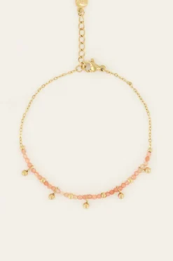 My Jewellery Bracelet Vintage Avec Perles Et Billes Oranges Online