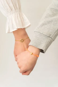 My Jewellery Bracelets Duo Mère-enfant Orange Fashion