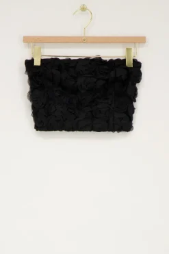 My Jewellery Bustier Avec Roses Noir Clearance