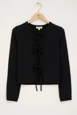 My Jewellery Cardigan Avec Nœuds Noir Online