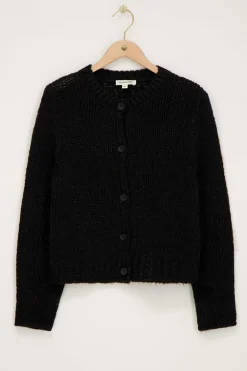 My Jewellery Cardigan En Maille épaisse Avec Lurex Noir Sale