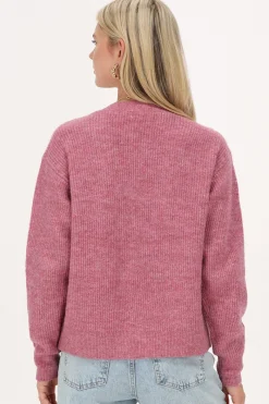 My Jewellery Cardigan Rose Avec Nœuds Rose/Vieux rose Best