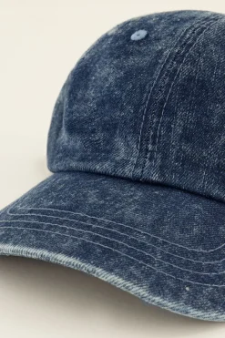 My Jewellery Casquette Bleue Foncée Denim “Au Revoir