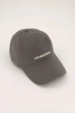 My Jewellery Casquette Gris Foncé "Oui Mais Non" Gris/Gris foncé New