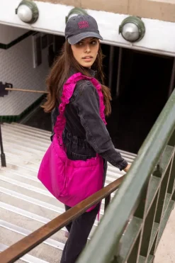 My Jewellery Casquette Grise Avec Paillettes Roses "Paris Paris" Discount