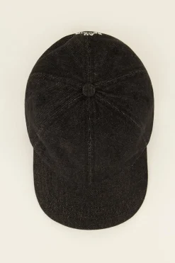 My Jewellery Casquette Grise Denim “Au Revoir