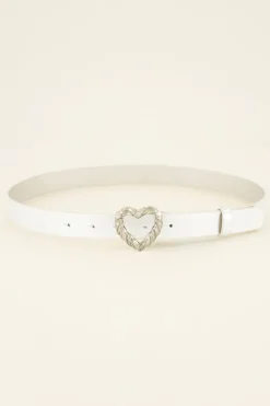 My Jewellery Ceinture Boucle Coeur Argenté Torsadé Fashion