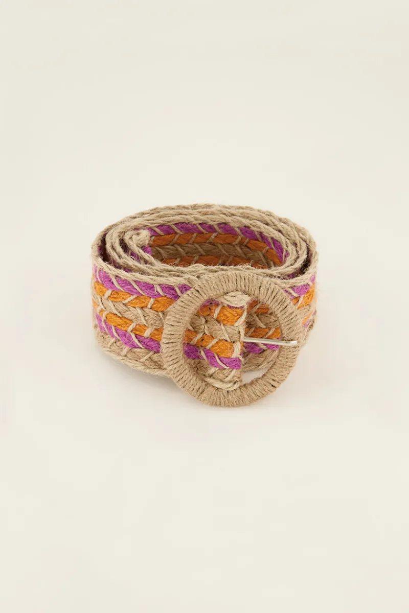 My Jewellery Ceinture Colorée En Raphia Best