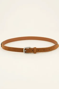 My Jewellery Ceinture Marron Avec Boucle Argentée Outlet