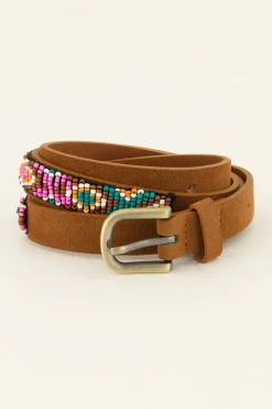 My Jewellery Ceinture Marron Avec Boucle Dorée Best
