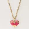 My Jewellery Chaîne à Maillons Art Vintage Avec Cœur Rose Discount