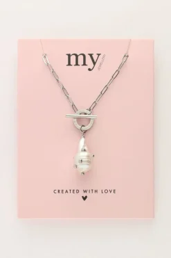 My Jewellery Chaîne à Maillons Avec Perles Et Clous Sale