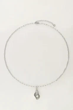 My Jewellery Chaîne à Maillons Océan Avec Coquillage Tourelle Et Perle Discount