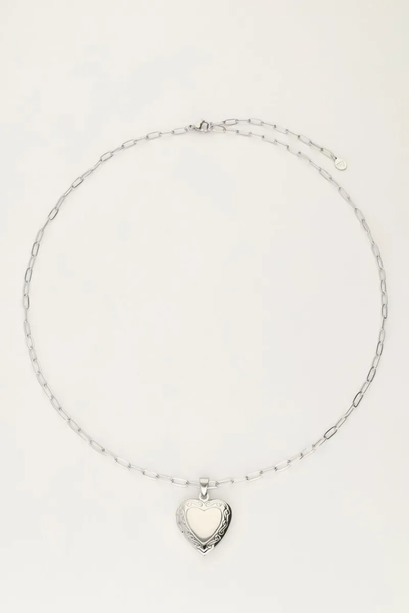 My Jewellery Chaîne à Maillons Vintage Avec Médaillon Cœur Online