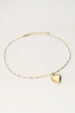 My Jewellery Chaîne à Maillons Vintage Avec Médaillon Cœur Online