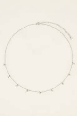 My Jewellery Chaîne Avec Petites Boules Et Pierres Transparentes Best