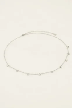 My Jewellery Chaîne Avec Petites Boules Et Pierres Transparentes Best