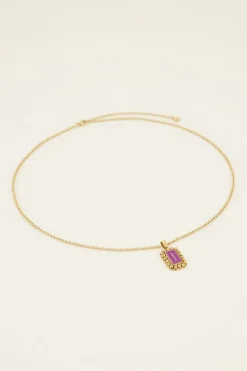 My Jewellery Chaîne Bold Spirit Pendentif « Amour » Rose Fashion