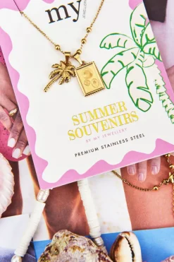 My Jewellery Chaîne Souvenir Avec Billes Et Pendentifs Discount