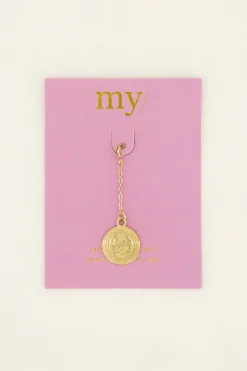 My Jewellery Charm Médaillon Doré "la Vita è Bella" Pour Bikini Hot
