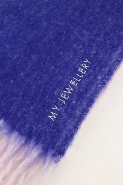 My Jewellery Écharpe Bicolore Bleue & Lilas Bleu/Violet clair Online