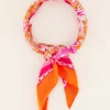 My Jewellery Écharpe Orange Fleurie Hot