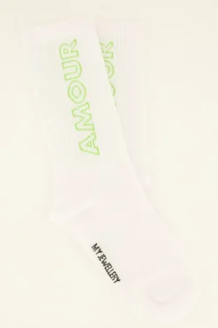 My Jewellery Chaussettes De Sport Vertes Amour Online