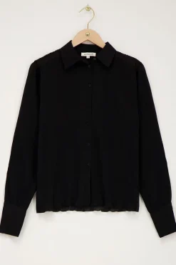 My Jewellery Chemise Noire Plissée Oversize Hot