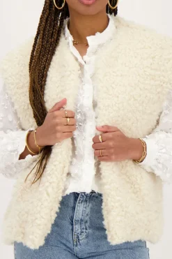 My Jewellery Chemisier Blanc Avec Broderie Fashion