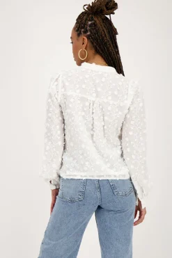 My Jewellery Chemisier Blanc Avec Broderie Fashion