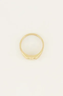 My Jewellery Chevalière Avec Petit Cœur Outlet