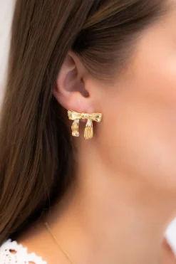 My Jewellery Clous D'oreilles Avec Grand Nœud Vintage New