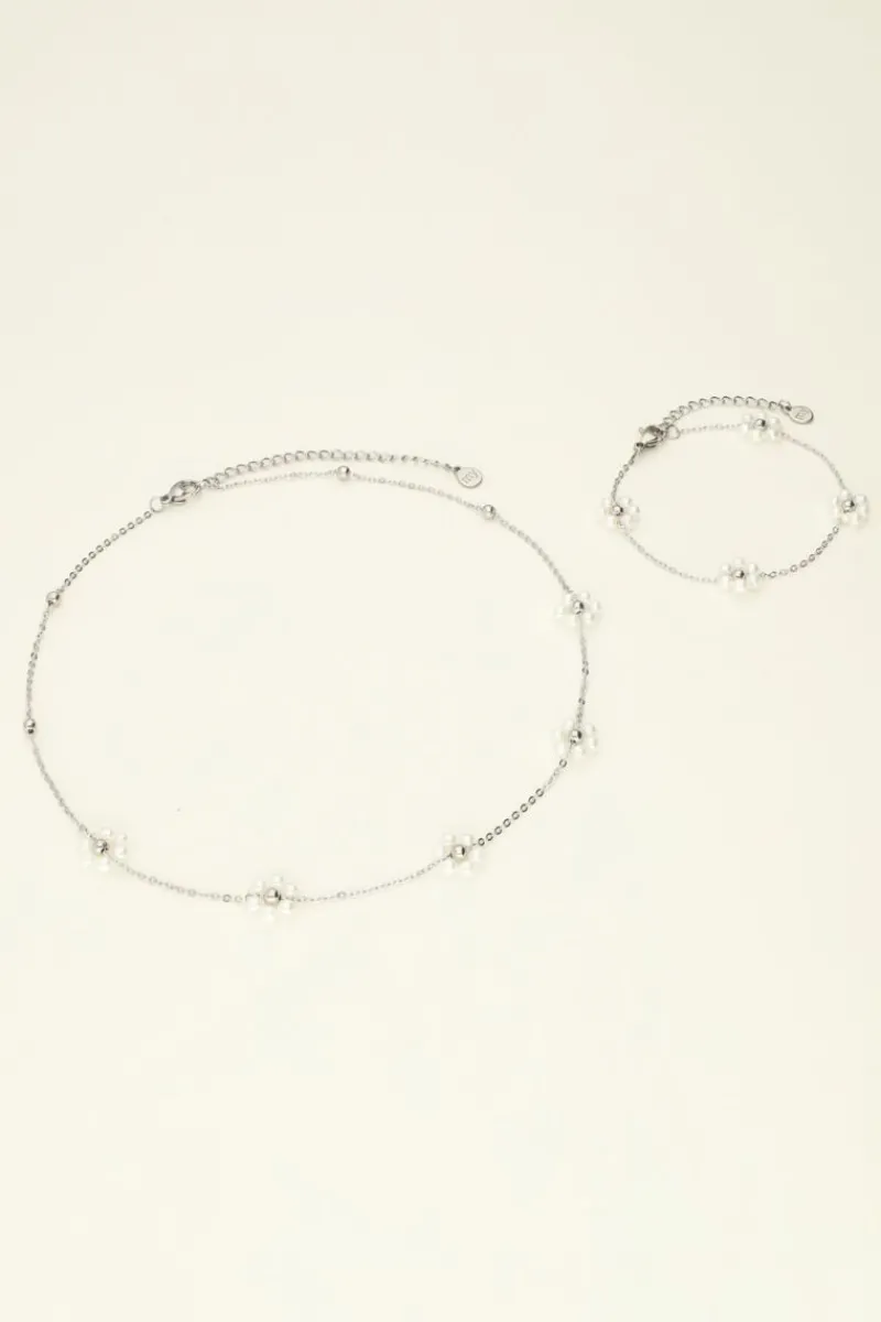 My Jewellery Coffret Cadeau Pour Enfants Collier Et Bracelet Fleurs Outlet