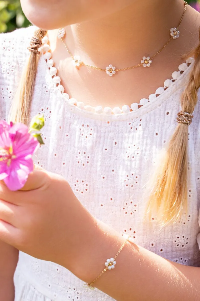 My Jewellery Coffret Cadeau Pour Enfants Collier Et Bracelet Fleurs Outlet