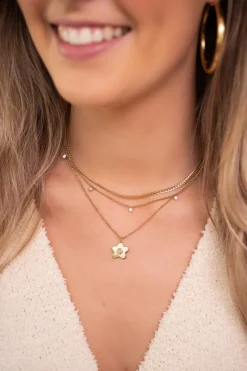 My Jewellery Collier à Cinq Strass Online