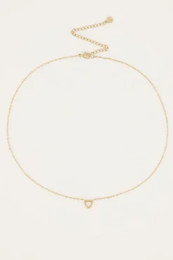 My Jewellery Collier à Cœur En Strass Fashion