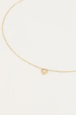 My Jewellery Collier à Cœur En Strass Fashion