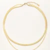 My Jewellery Collier à Double Maillon Plat Best