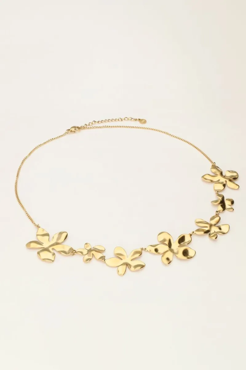 My Jewellery Collier à Fleurs Plates Hot